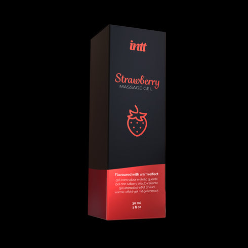 intt Strawberry Kissable Massage Gel 1 fl.oz